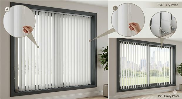 PVC Dikey Perde — Mekanik Perdeler